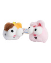 Bulging-Eye Magnetic Plush Character Keychain Set - w/p